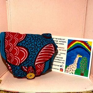 Handmade African purse